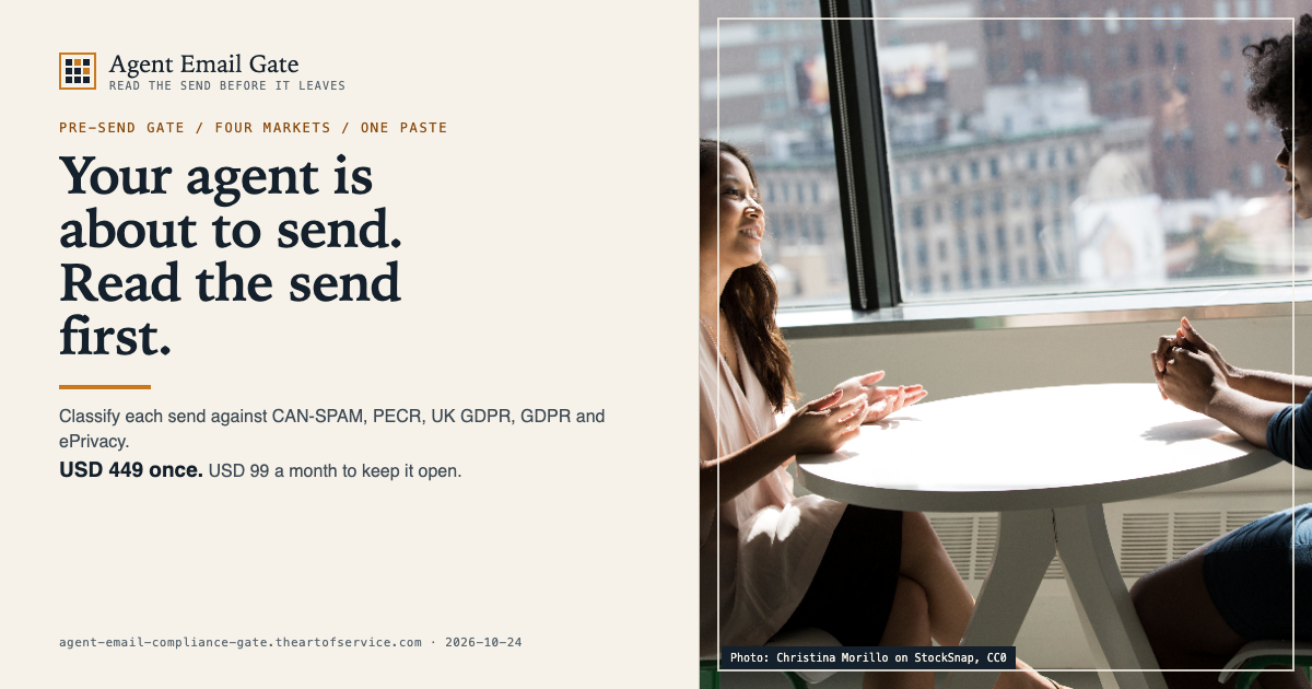 AI Agent Outbound Email Compliance Gate social card