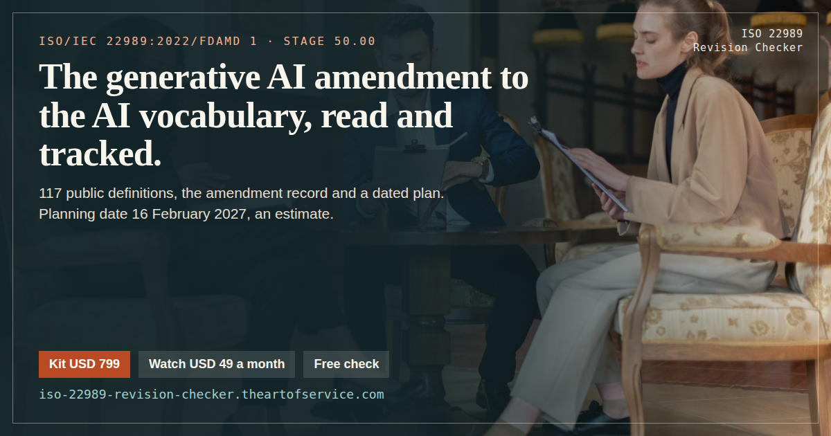 ISO 22989 Amendment 1 check social card