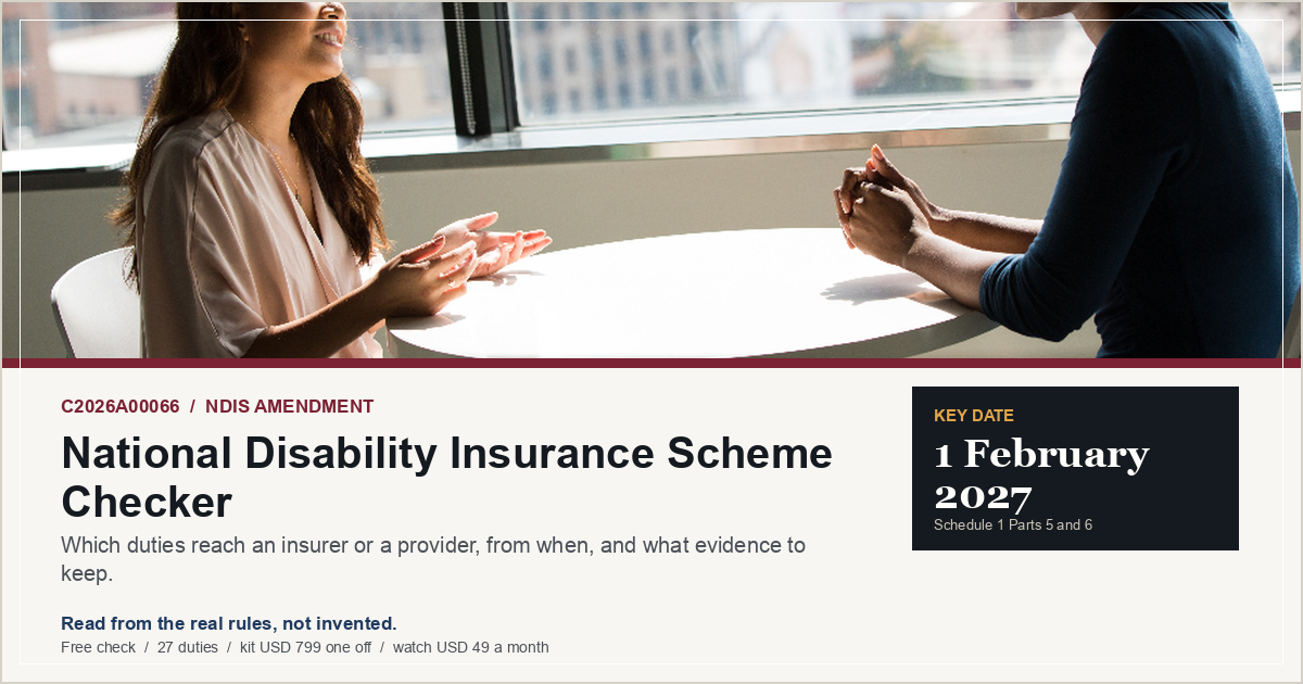 NDIS Checker social card