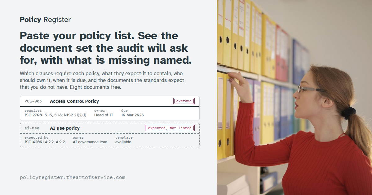 Policy Register social card
