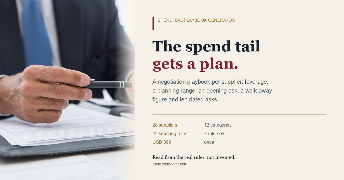 Spend-Tail Playbook social card