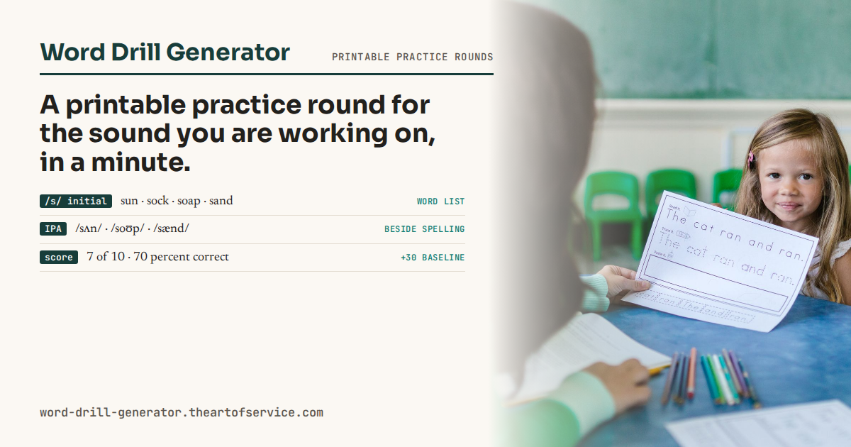 Word Drill Generator social card